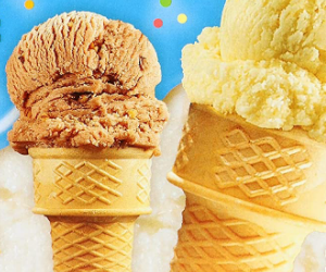 Cones Ice Cream Waffle