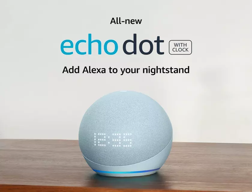 Amazon продаёт смарт-колонку Echo Dot 5-го поколения с датчиком движения, встроенными часами и поддержкой Alexa за $39 (скидка $20)