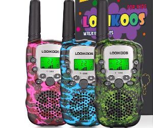 LOOIKOOS Walkie Talkies for Kids