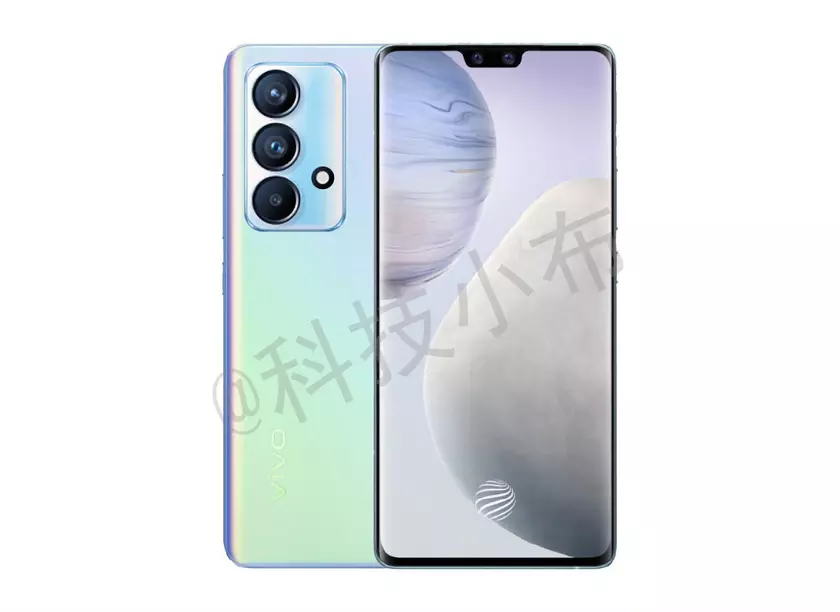 Тройная камера, дисплей с тонкими рамками и «монобровь»: Vivo S12 Pro появился на официальном пресс-рендере
