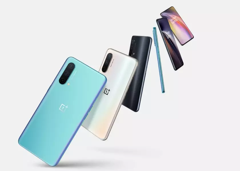 AMOLED-дисплей на 90 Гц, чип MediaTek Dimensity 900 и камера на 64 МП: в сеть утекли спецификации OnePlus Nord 2 CE