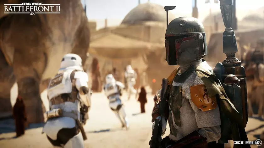 Первый взгляд: A screenshot of STAR WARS Battlefront II strikes the details!
