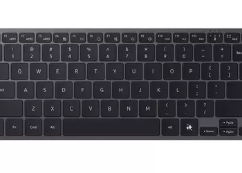 Samsung introduced the Smart Keyboard — a compact aluminum keyboard with an AI call button and DeX support