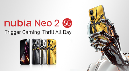 nubia Neo 2 5G: a gaming smartphone with side triggers, 120Hz screen and 6000mAh battery for $199