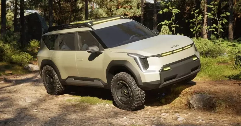 Концепт Kia EV9 ADVNTR, показанный на SEMA 2024