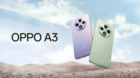 OPPO A3: AMOLED-дисплей на 120 Гц, процесор Snapdragon 695, до 12 ГБ ОЗП, захист IP65 та ціна від $219