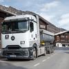 Грузовик Mercedes-Benz GenH2 в Альпах