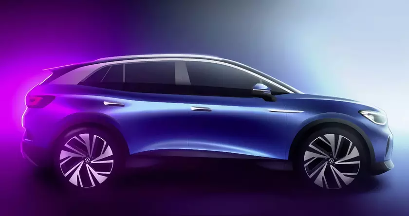 Volkswagen тизерит ID.4 GTX: «заряженная» версия электрического кроссовера ID.4