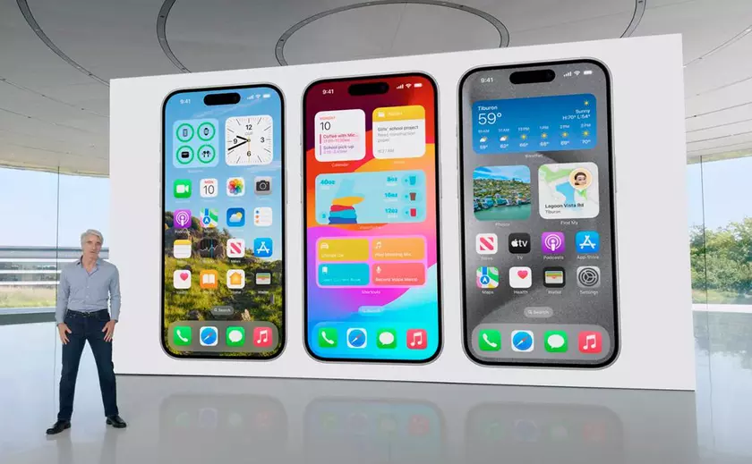 iOS 18 позволяет менять размеры виджетов с главного экрана iPhone