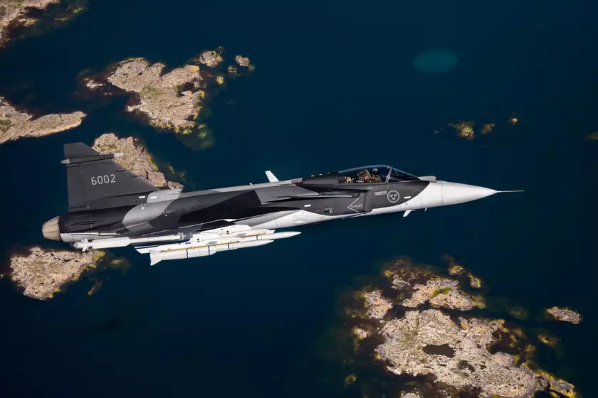 Истребитель Gripen E впервые использовал ракету Meteor