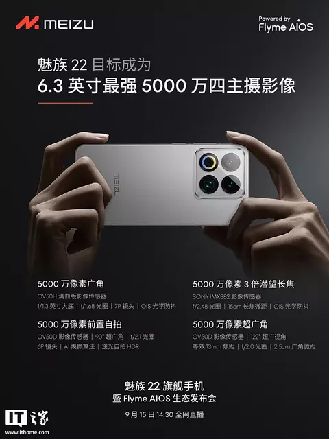 Meizu 22: краткий обзор последних функций и инноваций