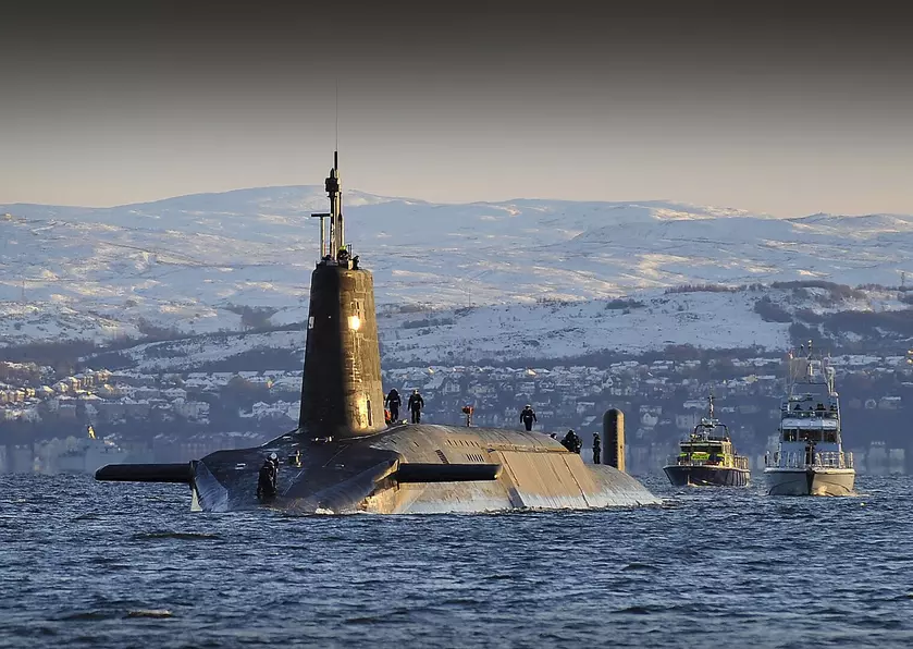 История атомных подводных лодок HMS Vanguard в Фаслейне