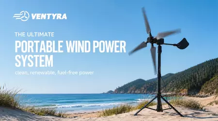 Ventyra R1 : une micro-turbine portable pour s'affranchir du soleil en plein air