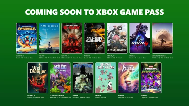 XBOX розкрила найближчі новинки Game Pass ...