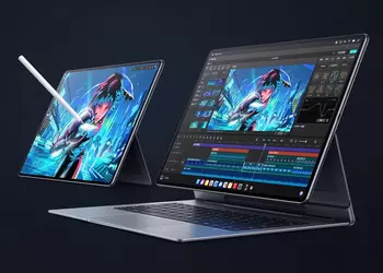 With such a tablet, a laptop is not needed: Huawei introduced the flagship MatePad Edge with a 14.2” OLED screen and a 12,900 mAh battery