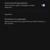 Google Play Protect during calls, preview