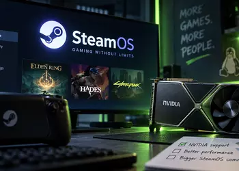 SteamOS наконец-то начинает интеграцию с графическими процессорами Nvidia