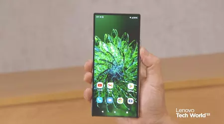 Tech World 2022: Lenovo показала концепт смартфона Motorola з дисплеєм, що розтягується з 5 до 6.5 дюймів