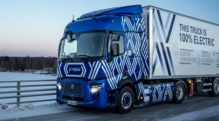 Дорожнє шоу завершилося за температури до -19°C: електрична вантажівка Renault Trucks Diamond Echo проїхала 23 000 км Європою