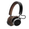 A perspective view of the Beyerdynamic Aventho 100 brown headphones