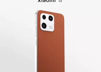 Xiaomi 13 appeared on the quality rendering: a smartphone with a triple Leica camera and a leather back panel