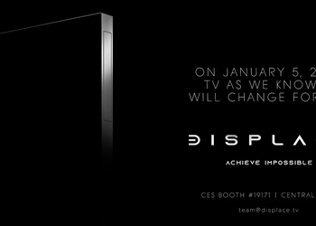 Displace TV – беспроводной телевизор диагональю 55”, который может работать месяц без подзарядки