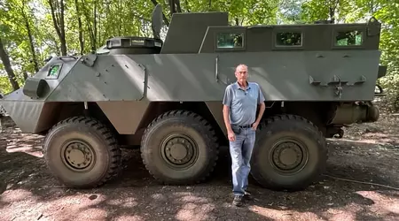 The AFU is using a rare VRAC armoured vehicle on the frontline