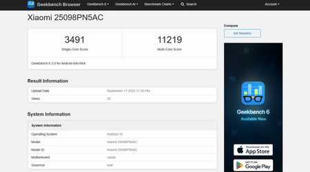 New Xiaomi 17 Pro results in Geekbench - the situation has changed significantly
