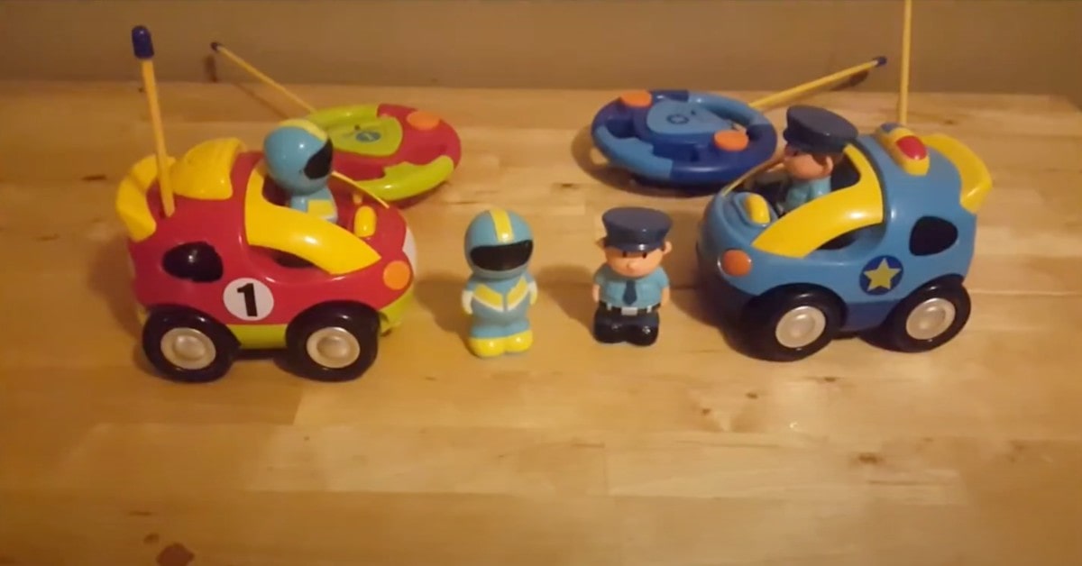 JOYIN CARTOON POLICE rc voiture pour jeunes enfants