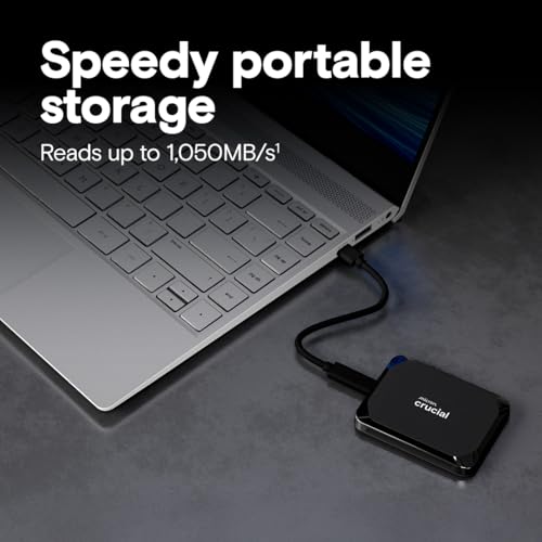 Crucial X9 2 To — SSD externe portable