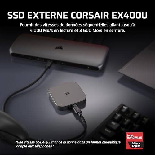 Corsair EX400U 2 To — SSD externe portable