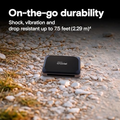 Crucial X9 2 To — SSD externe portable