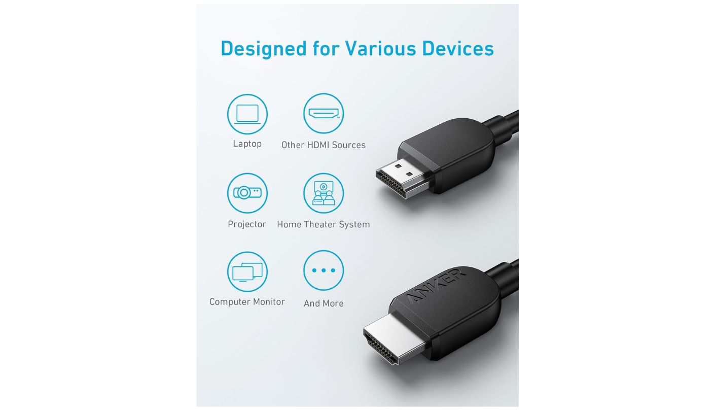 Anker 8K Ultra High Speed HDMI cable 48Gbps