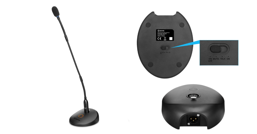BOYA Desktop Gooseneck Condenser best microphone for public speaking