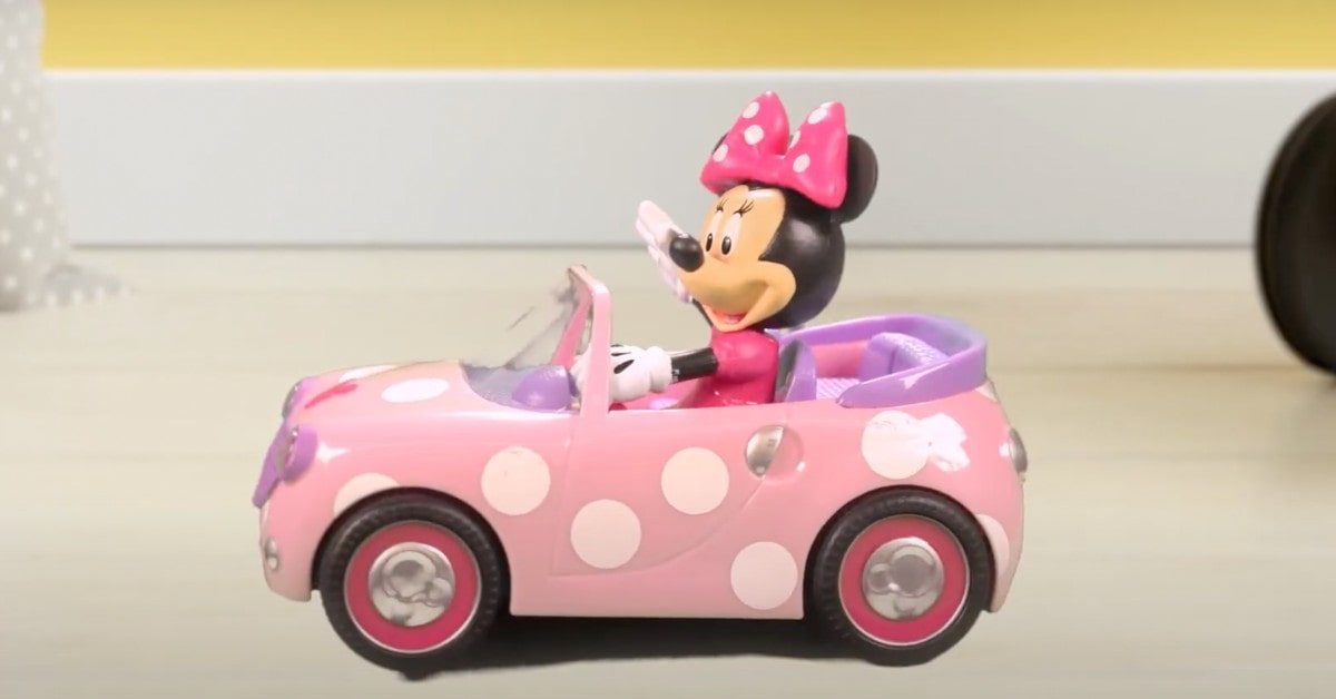 DISNEY JUNIOR MINNIE MOUSE voiture télécommandée pour jeunes enfants