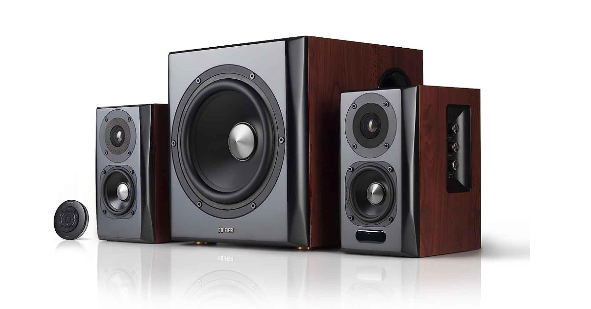 Edifier S350DB wireless speakers for record player