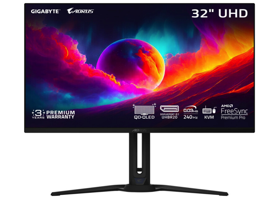 Écran de jeu GIGABYTE AORUS FO32U2 Pro 4K QD-OLED