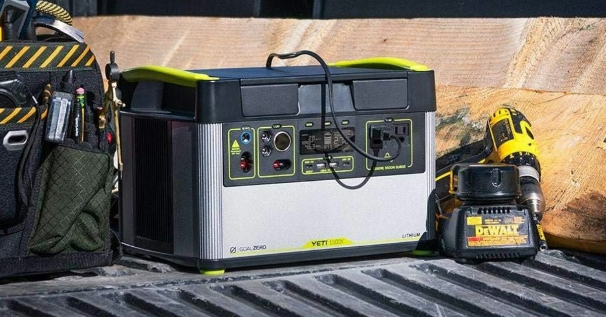 Goal Zero Yeti meilleur station d'alimentation portable