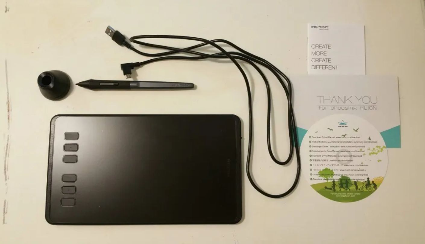 HUION Inspiroy H640P drawing tablet
