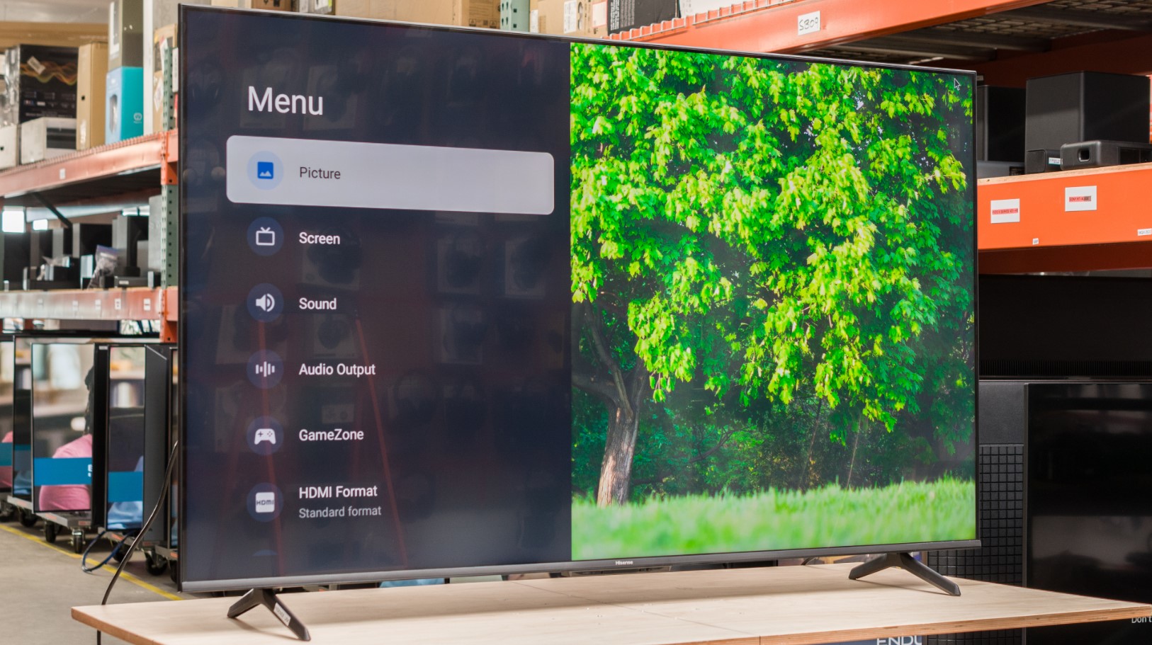 Hisense U6HF affordable large screen TV