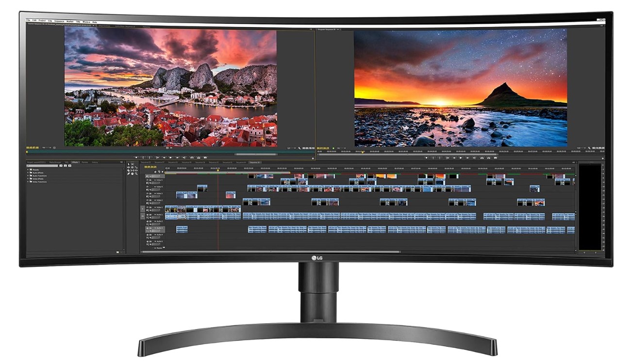 Moniteur ultra-large LG 34WN80C-B pour la productivité