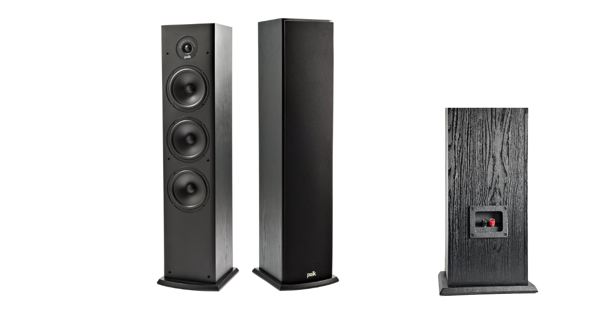 Haut-parleur haute sensibilité Polk Audio T50 sur pied (simple)