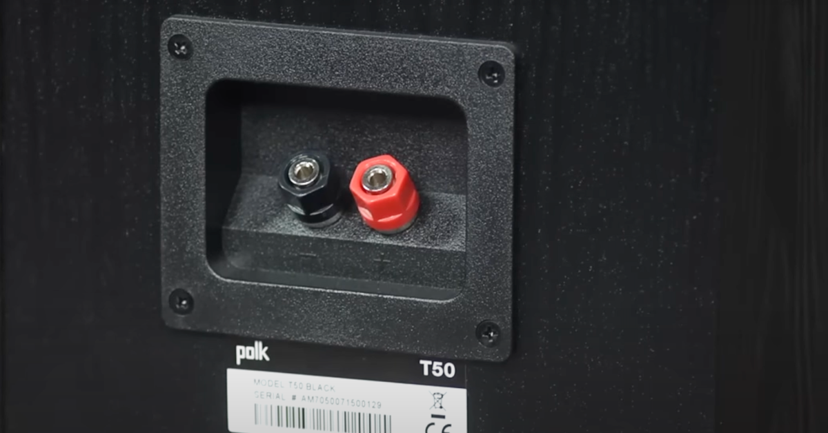 Haut-parleurs tour au sol Polk Audio T50 haute efficacité (simples)