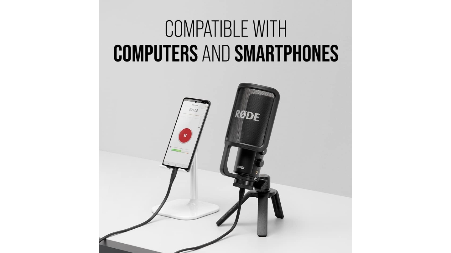 Microphone USB professionnel RODE NT-USB Plus pour podcasters