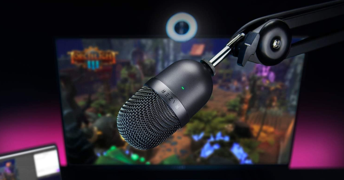 Razer Seiren condenser mic for streaming