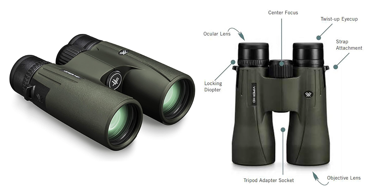 Vortex Viper HD 8x42 jumelles pour croisière en alaska