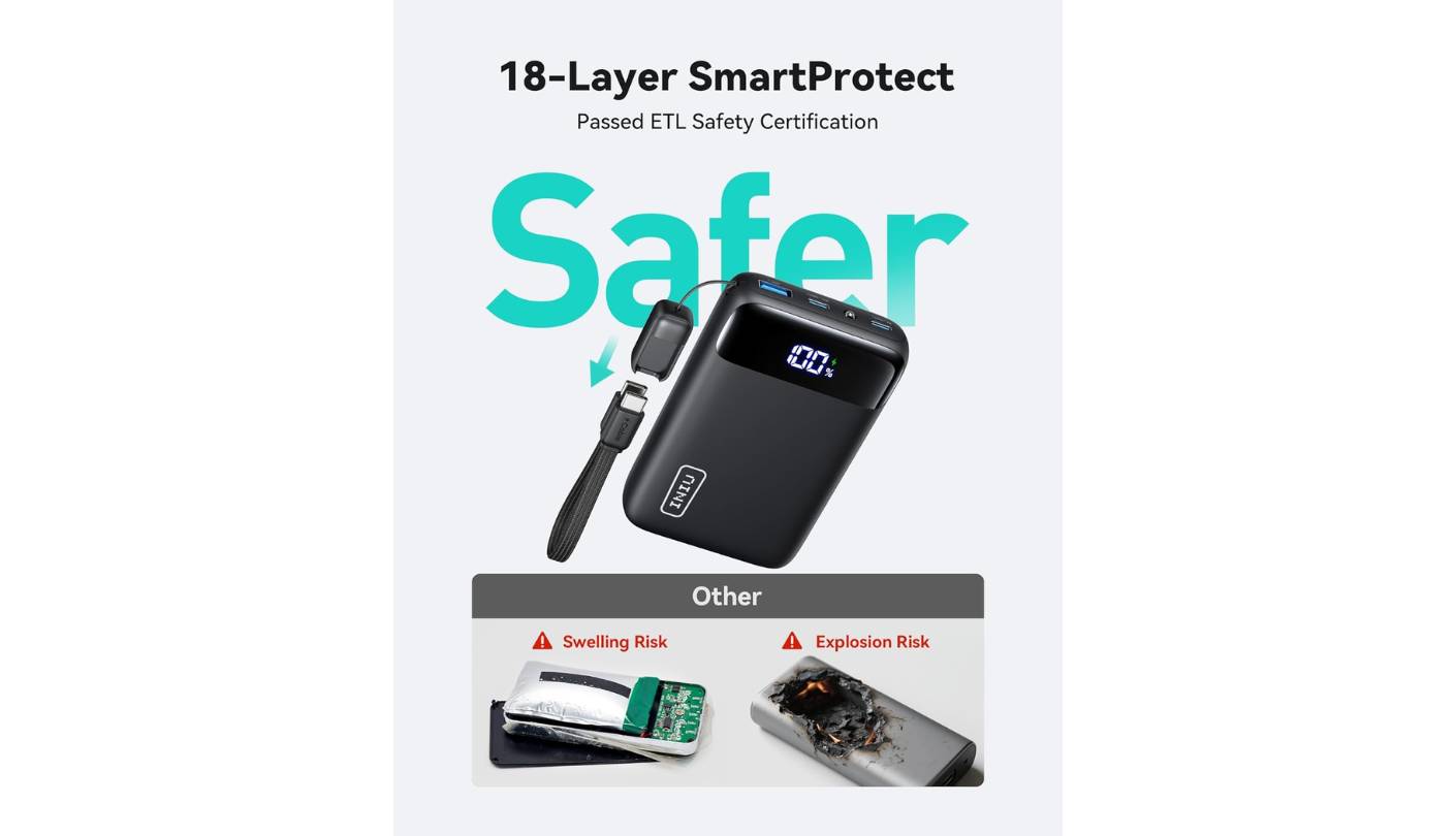 INIU Portable large battery pack for travel