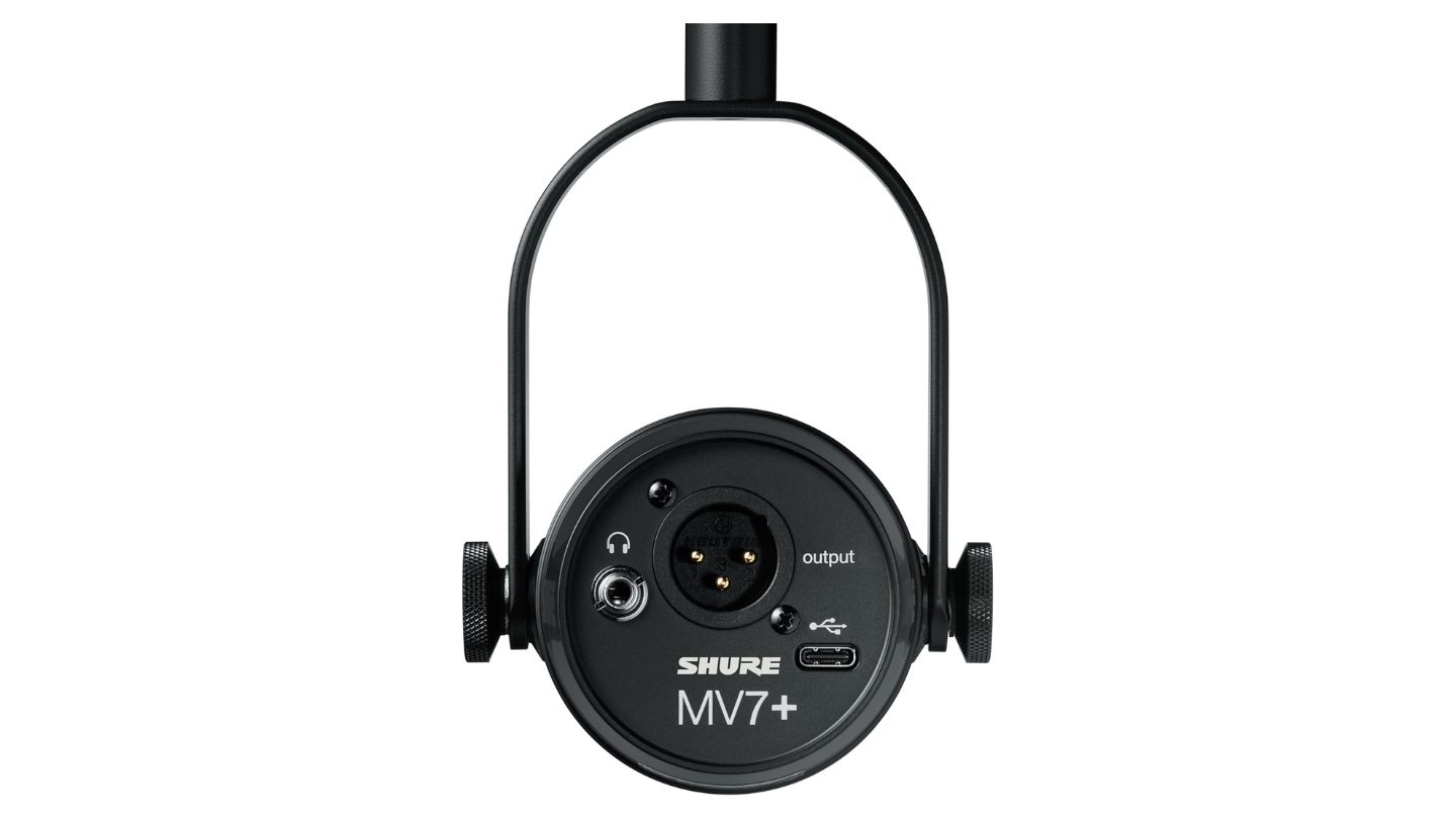 Microphone de podcast USB Shure MV7 Plus