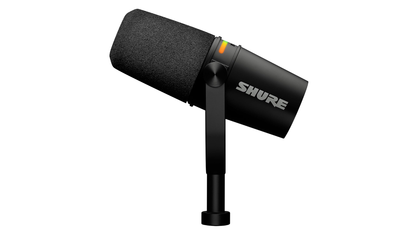 Shure MV7 Plus microphone de podcast USB