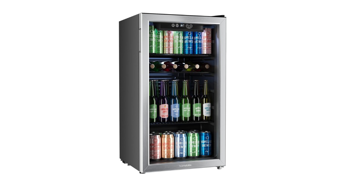 hOmeLabs Beverage Refrigerator